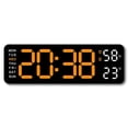thumbnail image 1 of CUITING Digital Wall Clock Digital Calendar Large Wall Clock 13” Large Display Digital Clock LED Digital Clock with Remote Control Countdown Dimmer Large Clock with DST Date Week Temperat, 1 of 8