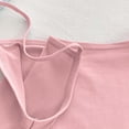 thumbnail image 5 of COMVALUE Spaghetti Strap Crop Tank Tops for Women Cute Summer Camisoles for Teens Fitted Basic Layering Cami Undershirts Pink for Size One Size, 5 of 9