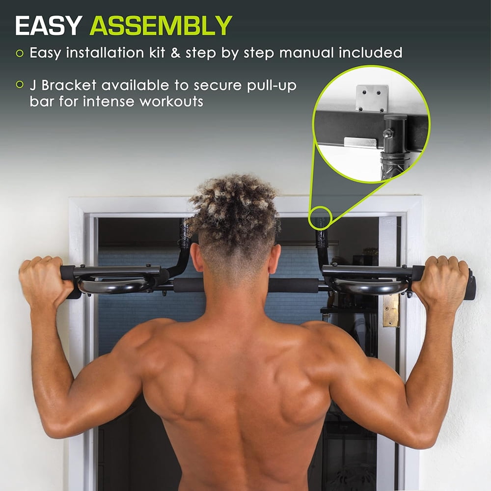 Foldable Pull Up Bar/Doorway Trainer, Heavy Duty Doorway Upper Body Workout Bar for Multi Use Fitness & Home Gym Exercise for Man and Women