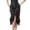 Black, variant on Women's Tennis Skirts Summer Black Lace Edge Punk Rock Gothic High Waist Irregular Skirt Black S