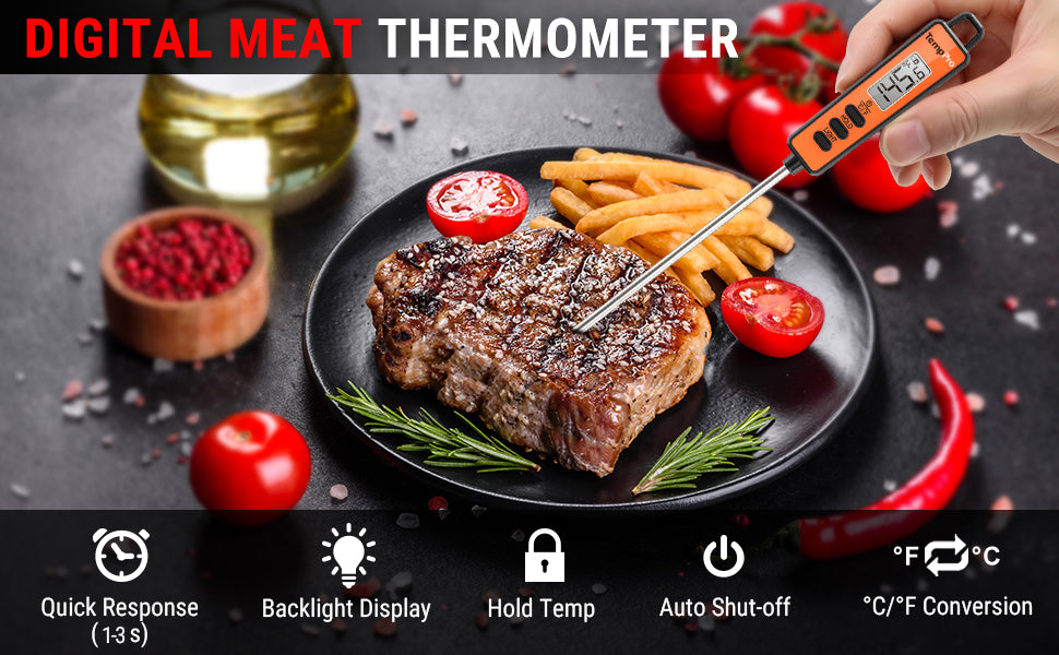 TempPro TP01A Digital Meat Thermometer with Long Probe photo 7