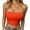 Red, variant on Women's Fashion Strapless Tube Top Soft Comfy Backless Bandeau Cropped Casual Summer Tunic Shirt,Color:Grey