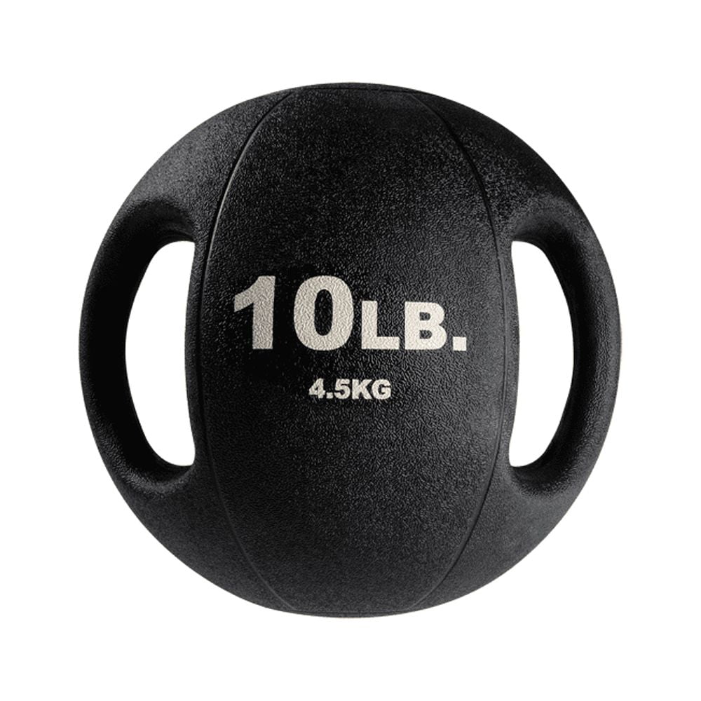 BSTDMB8 8lb BLack Dual Grip Medicine Ball