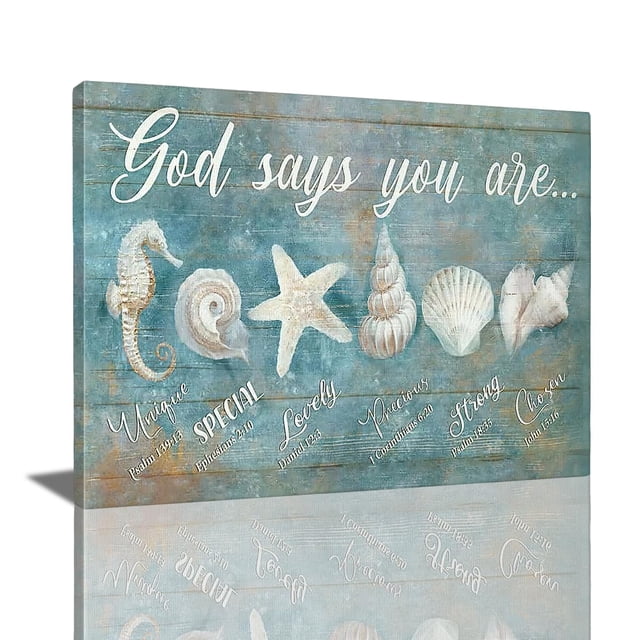 Decoración mural Ocean Beach con forma de estrella de concha náutica, 40 x 30 cm
