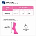 thumbnail image 5 of Comfort Crew Socks 6 Pairs for Women, Soft Breathable Stretch Socks, Non Binding Comfortable Fit for Work, Walking & Everyday Wear, Size 7-9, 5 of 6