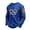 n-159Blue751, variant on CUSTG Men T-Shirts Long Sleeve Thermal Shirt Knit Fabric Crewneck Casual Comfort Tops Celebrate America's 250th Anniversary Cozy 1776-2026 4th Of July Tee