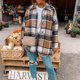 thumbnail image 3 of Blusas de otoño con cuello en V para mujer Estilo casual de un solo pecho Traje de diario de corte holgado FLhrweasw Para estrenar, 3 of 9