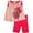 fuchsia, variant on Baby Sara Infant Baby Girl Sleeveless Short Sets - Asst Fabrics Styles Colors 30674-24Months (fuchsia)