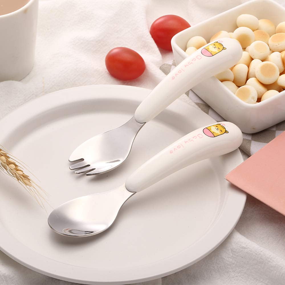 stainless steel toddler silverware