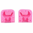thumbnail image 3 of CAROOTU 3D Baby Stroller Silicone Mold for Cake Decorating DIY Soap Candle Craft Fondant Making Tool, 3 of 6