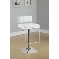 thumbnail image 2 of Alameda Adjustable Bar Stool Chrome and White, 2 of 10
