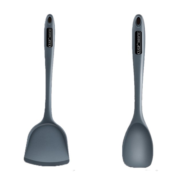 Los utensilios de cocina fijaron, utensilios de cocina del silicón fijados, utensilios a prueba de calor del silicón para cocinar