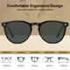 thumbnail image 4 of Gafas de Sol Polarizadas CARFIA Acetato para Hombre CA2307 Negro, 4 of 9