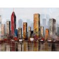 thumbnail image 3 of Rust looking city - 36"x48" canvas - Print on demand, 3 of 5