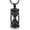 Black, variant on Hourglass Urn Necklace for Ashes, Tree of Life Daisy Cremation Jewelry, Memorial Pendant for Keepsake, Stainless Steel Ash Holder with Snake Chain