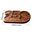thumbnail image 3 of Tong Snack Serving Plates With Compartments For Entertaining And Parties, 3 of 5