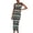 Black, variant on IROINNID Sundress For Women Sleeveless Round Neckline Color Matching Comfortable Loose Casual Dress Regular Stripes Dress