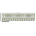 thumbnail image 2 of Muted Colors Fabric by the Yard Upholstery, Horizontally Aligned Chevron Inspired Layout Classic Abstract Details, Decorative Fabric for DIY and Home Accents, Multicolor by Ambesonne, 2 of 4
