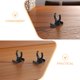 thumbnail image 3 of BRIGHTFUFU 1Jgo Clips Plinth Para Patas De Mueble Cocina Accesorio De Plástico Negro, 3 of 8