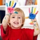 thumbnail image 3 of Pegatinas de tatuajes brillantes con degradado de color para la cara, mariposas arcoíris para niños, pegatinas temporales impermeables para el sudor, 3 of 5