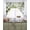 Green, variant on Blue Morocco Swag Curtains for Living Room/Bedroom Windows, Vintage Graffiti Paint Art Boho Dappled Kitchen Curtains and Valances Set 36 Inch Length, Light Filtering Swags Valance Curtain Panels