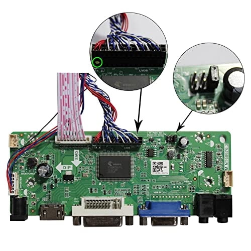 Placa controladora LVDs 40pin para 17.3" 14" 1600x900 LP173WD1 N173FGE