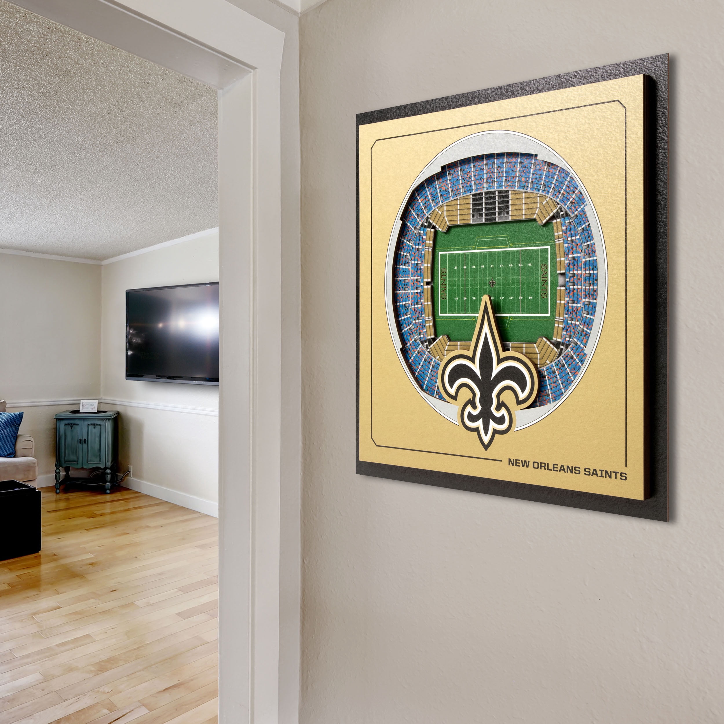 YouTheFan NFL New Orleans Saints Stadium Series 3D Wall Art
