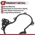thumbnail image 4 of Unique Bargains 1 Pcs Car Engine Timing Cover Gasket Set for Nissan Altima 3.5L V6 - Gas 2007-2014 Chain Case Cover Gasket No.23797JA10B Black Metal, 4 of 7