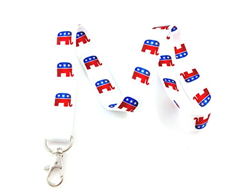 elastic lanyard lanyard for keys lanyard political lanyard necklace lanyard badge id holder republican lanyard stretch lanyard