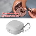 thumbnail image 1 of Funda protectora de TPU con llavero para Samsung Galaxy Buds Live (blanco), 1 of 7