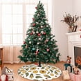 thumbnail image 7 of Sikiie Cartoon Corn Pumpkin Sunflower 30-48 inches {designName} Print Christmas Tree Skirt Snowman Xmas Tree Skirt with Edge Christmas Decorations for Holiday Party-36", 7 of 7