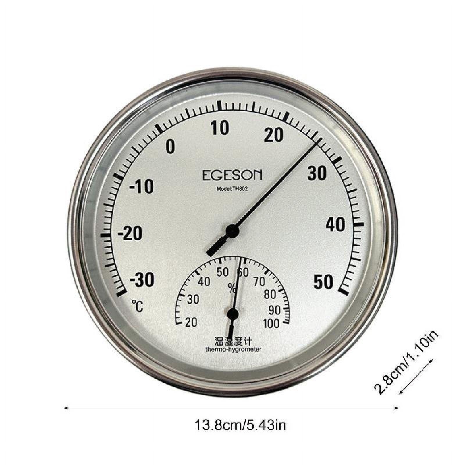 Precisions Thermometers & Hygrometer with Wide Temperature Humidity Ranges Upgrades for Home Garden Patio Sauna Room