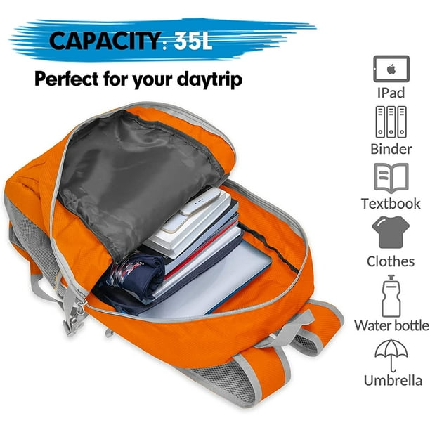 Packable hot sale backpack walmart