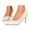White, variant on Stylago Women's Closed Toe High Heels Pointed Toe Wedding Pumps Shoes Ladies Leather Formal Work Dress Stiletto for Business Black Size 6