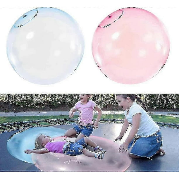 2 piezas de pelota de burbujas para niños, pelota de goma inflable gigante para playa y agua, pelota de gelatina, pelota de burbujas para niños, pelota de goma inflable gigante para playa y agua Xi,