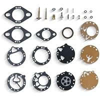 Carburetor Repair Kit with Gaskets & Parts for Snowmobile Carb