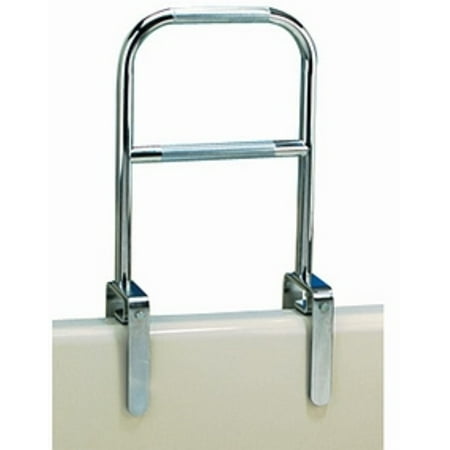 - Carex Dual Level Bath tub Safety Grab Bar Rail with Chrome Finish