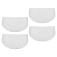 thumbnail image 3 of 4 piezas de ropa interior desechable para mujer, algodón puro, absorbente, transpirable, suave, para maternidad, 3 of 10