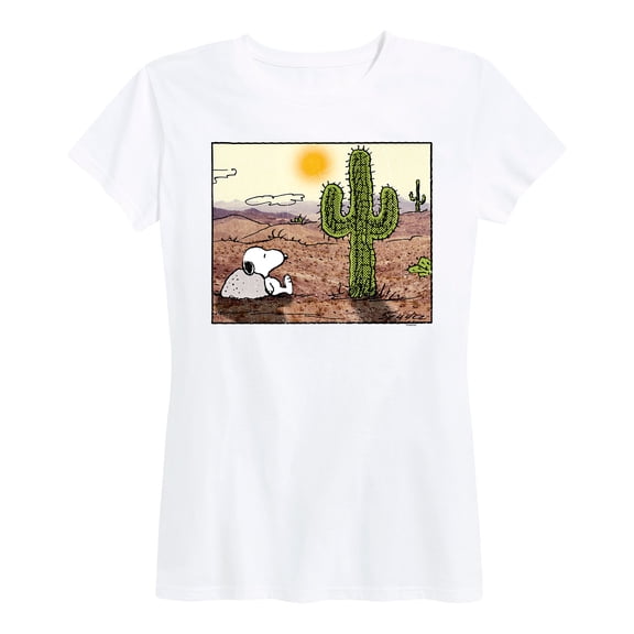Peanuts - Snoopy Desert Landscape - Women's Short Sleeve Graphic T-Shirt
