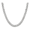 thumbnail image 1 of Collar Cubano Eslabón Unisex De Acero Inoxidable Xtellar Plateado, 1 of 4