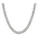 thumbnail image 1 of Collar Cubano Eslabón Unisex De Acero Inoxidable Xtellar Plateado, 1 of 4