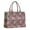 Multicolor Ethnic Diamond, variant on Large Capacity Tote Bag,Multicolor Cartoon Floral Pattern Handbag Fashion Luxury Tote Bag,15.7"x13"x 5.1" Inches,Laptop Compatible