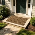 thumbnail image 5 of Coir Door Mat Heavy Duty Non Rubber Backing for Front Door, High Traffic Entrance Rug Traps Dirt, Weather Resistant Outdoor Coco Fiber Doormat, 5 of 6