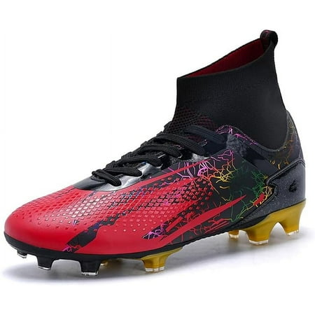 Men’s Soccer Cleats Football Boots Professional Futsal Training Turf Outdoor Indoor Sports Athletic Sneaker for Big Boy's/Kids