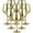 8PC--Gold-500ml, variant on 8Pcs Stainless steel wine glasses unbreakable metal cocktail glasses 500ml for drinking cocktails and wine in the at bar Cup
