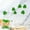 Green, variant on 100PCS St. Patrick's Day Green Four-Leaf Clover Wooden Fruit Skewers, 4.72in Disposable Bamboo Cocktail Picks for Holiday Party Food Decor