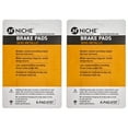 thumbnail image 3 of Niche Brake Pad for Honda Shadow Ace 750 Semi-Metallic Motorcycle 2 Pack 519-KPA2379D, 3 of 6
