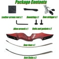 thumbnail image 2 of Black Hunter 60 inch Takedown Recurve Bow Set for Adults Youth and Beginner 20-60 lbs for Right Hand（45lbs）, 2 of 9