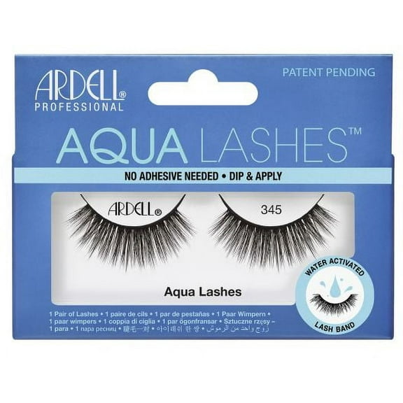 345 , Ardell Professional Aqua Lashes , Hair Scalp Skin Body - Pack of 1 w/ SLEEK Teasing Comb