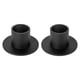 thumbnail image 1 of Pack de 2 portavelas de pilar, portavelas decorativos, portavelas con figuras para mesas, chimeneas, bodas, ocasiones especiales Negro, 1 of 8